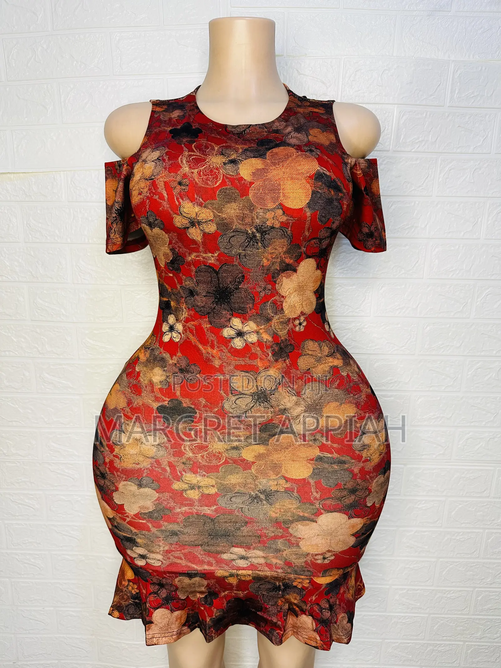 Open Arm Bodycon Dress