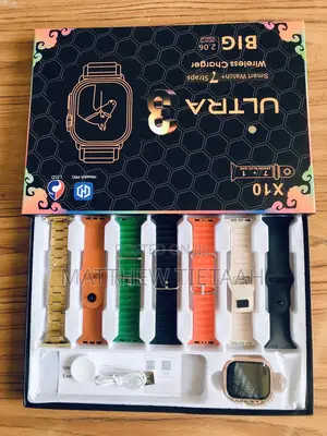 Smart Watch/ Smartwatch/ Watch/ Watches/ Bluetooth / Apple/ 7 Straps