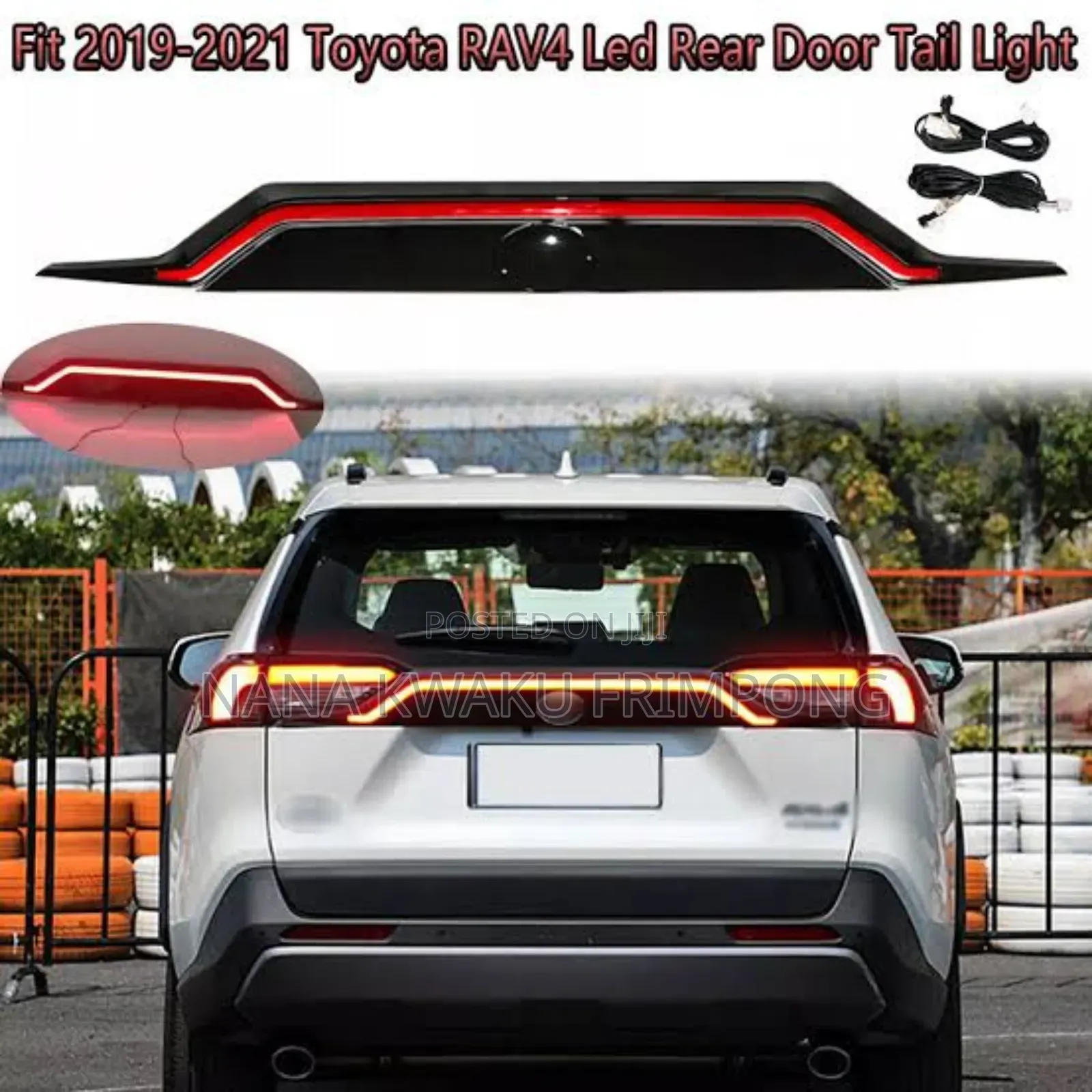 Toyota Rav4 2019 To 2021 Rear Boot Chrome Led Light Available