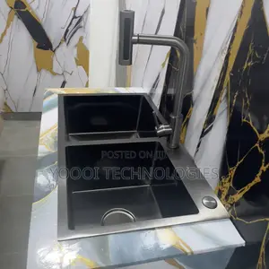 Double Nano Kitchen Sink With Tap & Accessories
