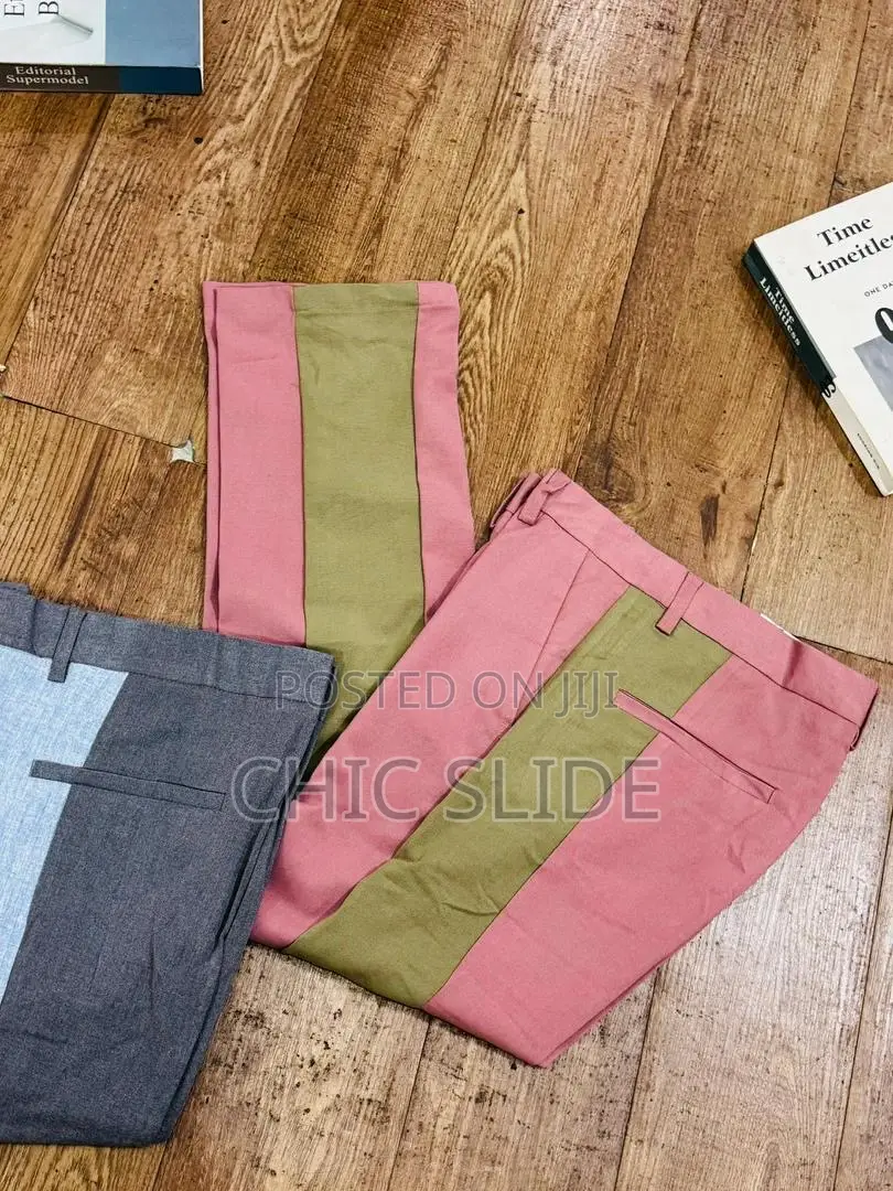 Neat Beltless Pants
