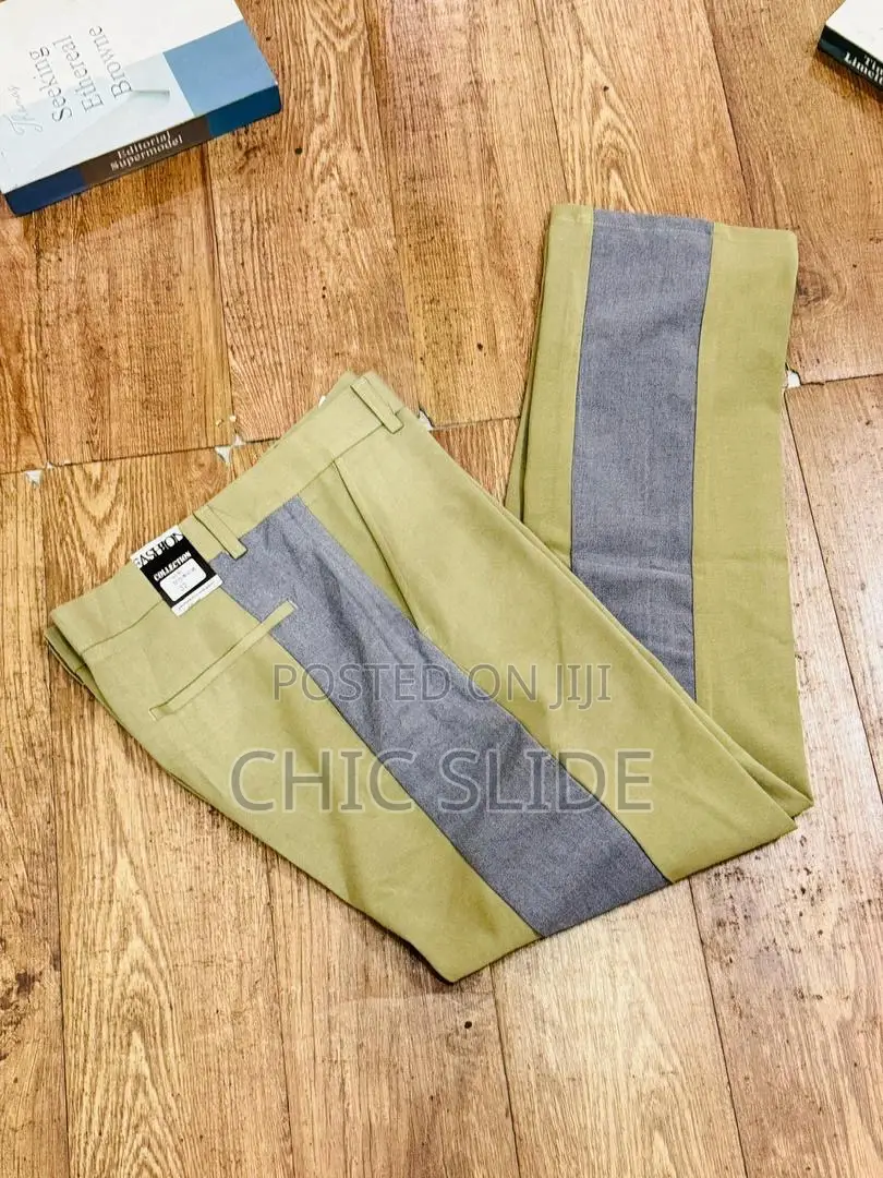 Neat Beltless Pants