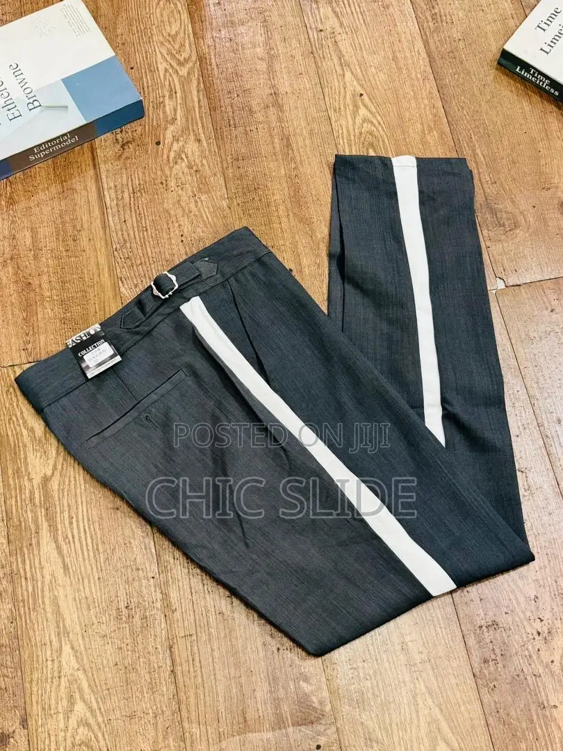 Neat Beltless Pants
