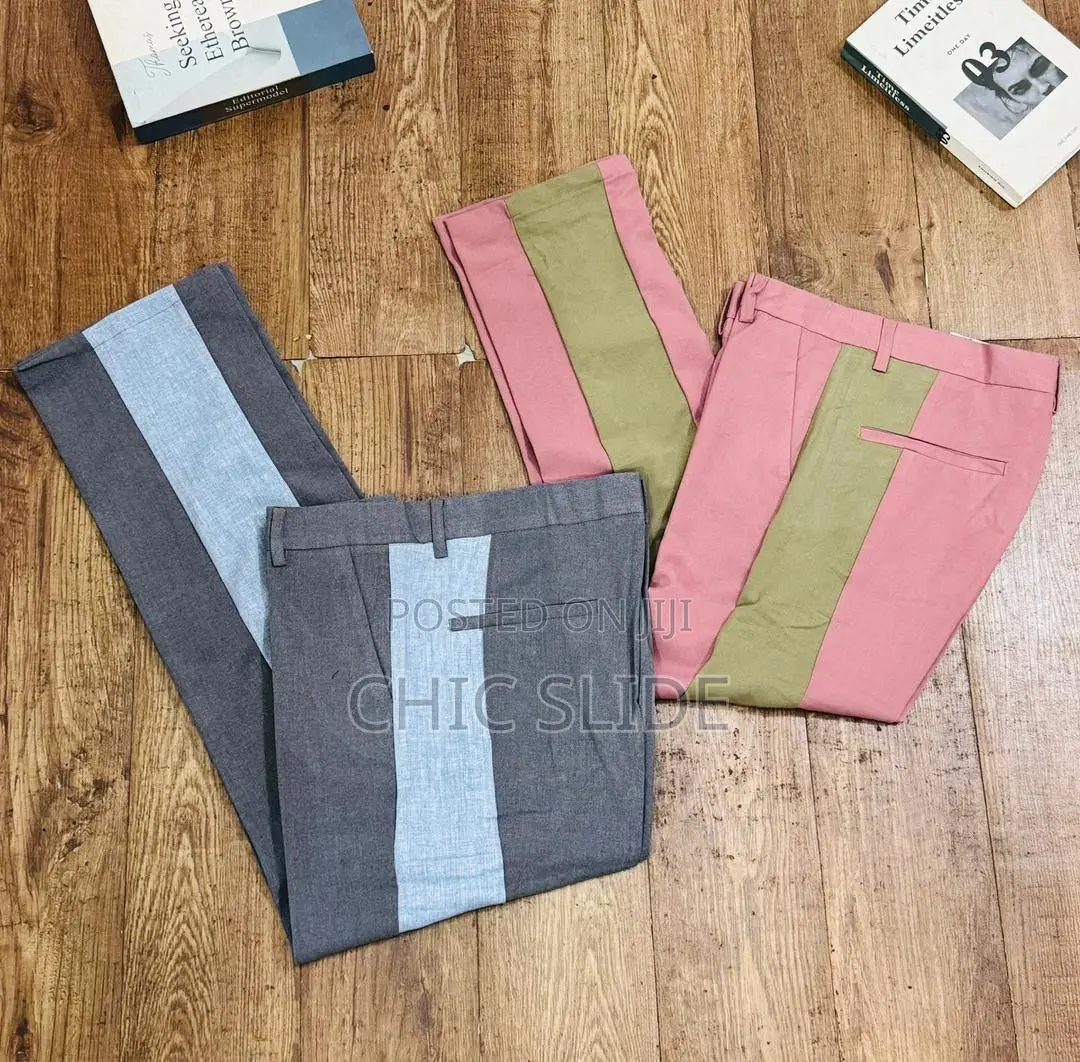 Neat Beltless Pants