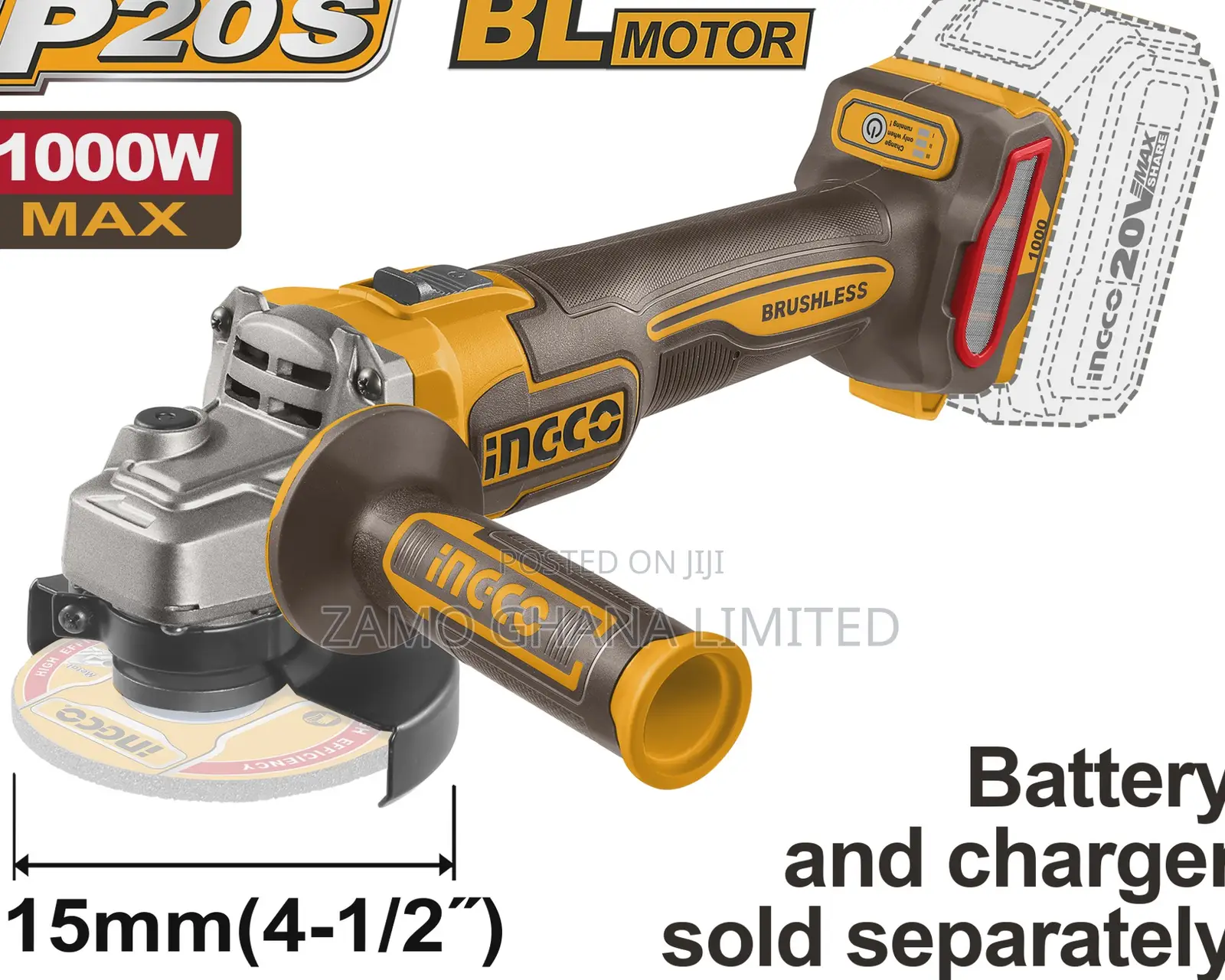Cordless Angle Grinder - Cagli27153