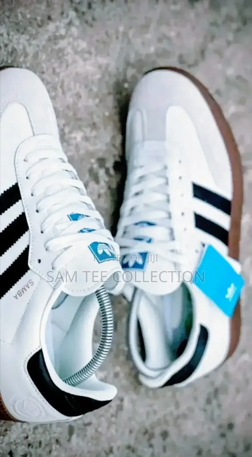 Original Adidas Samba Leather White Black