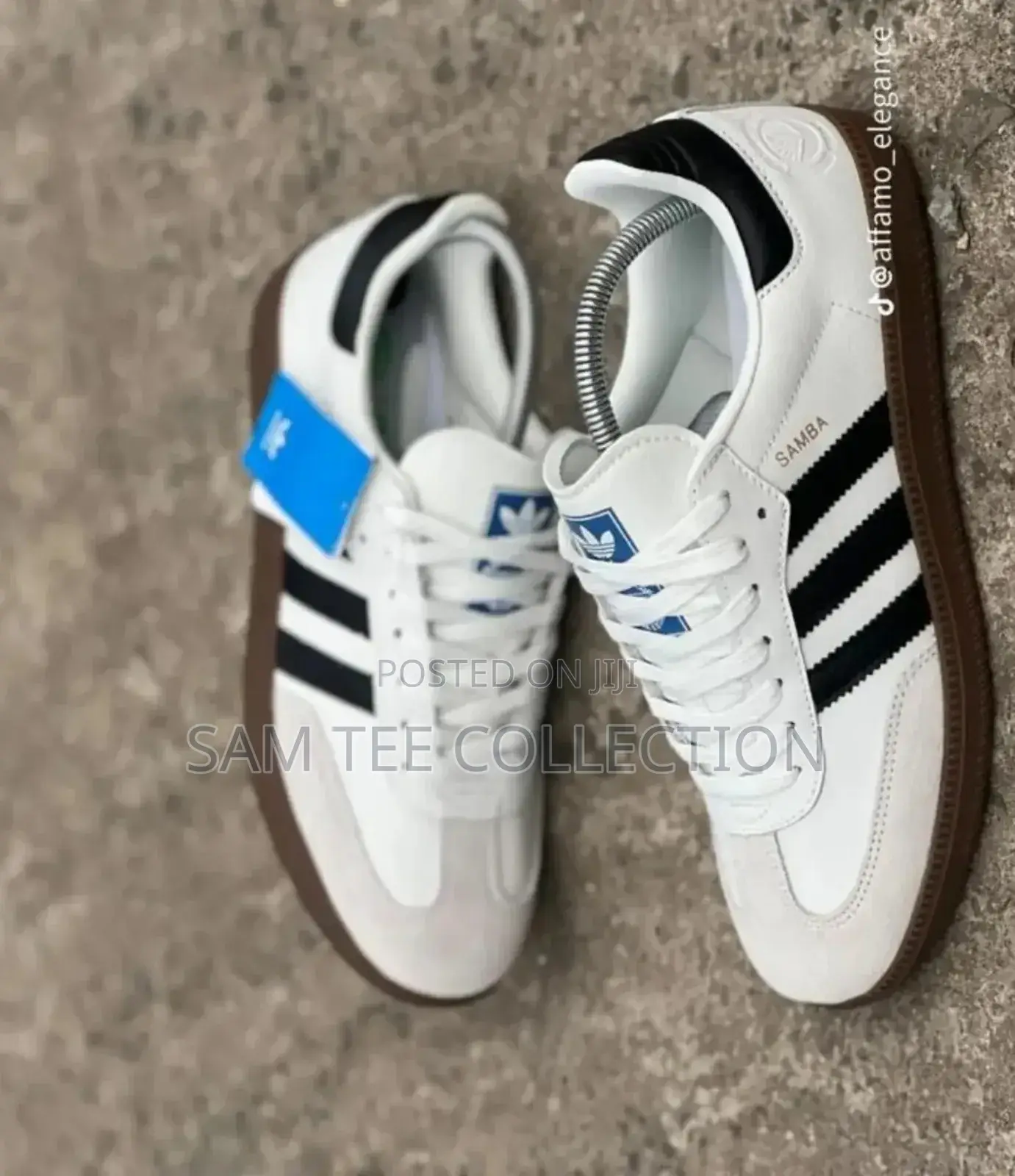 Original Adidas Samba Leather White Black