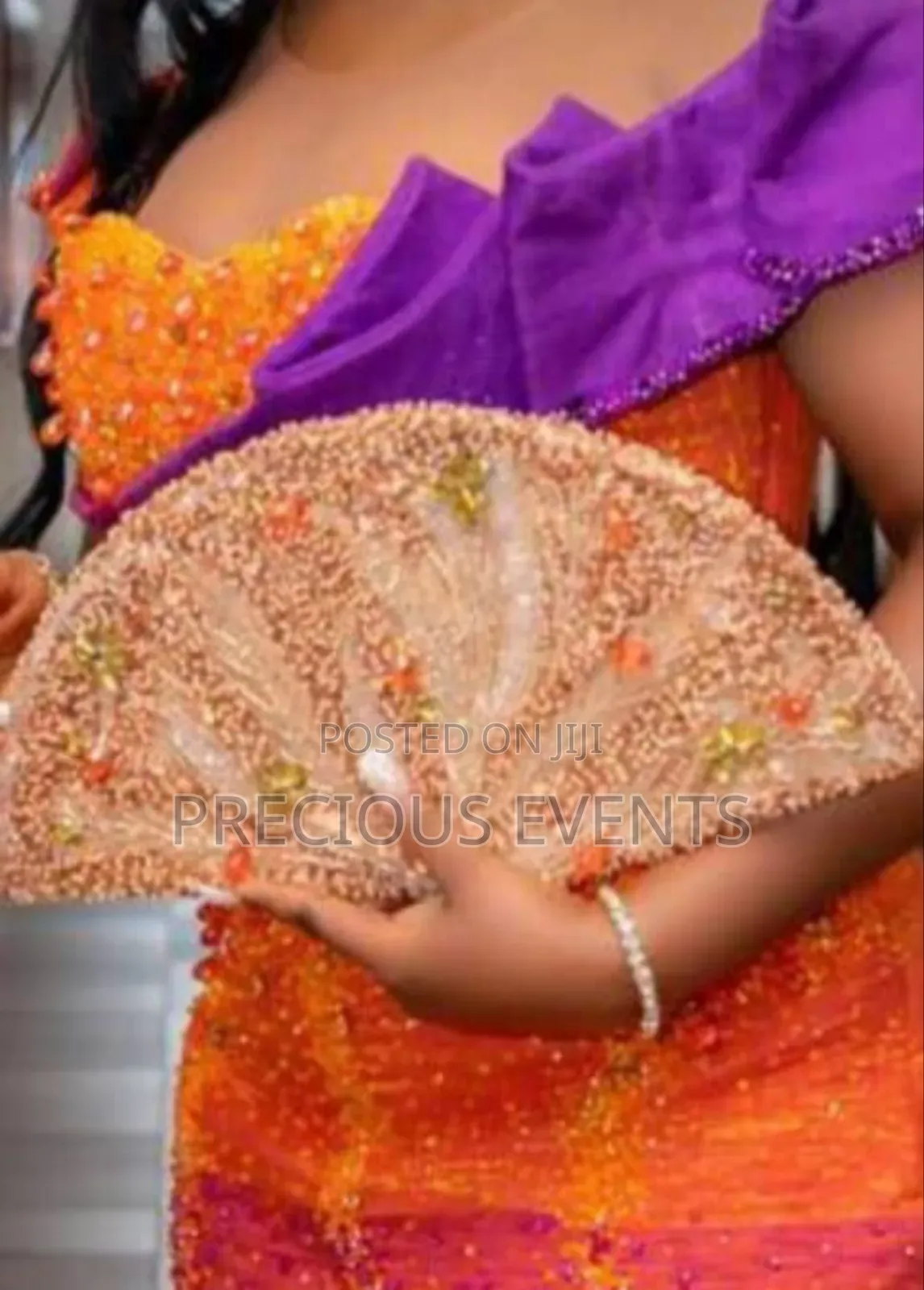 Bride Handfan N Brides Flowers.