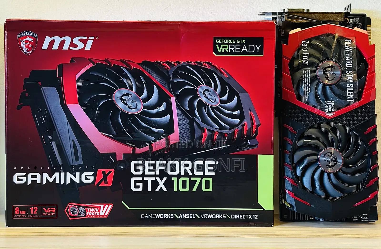 Msi Gamingx Gtx 1070 8gb Rgb Card