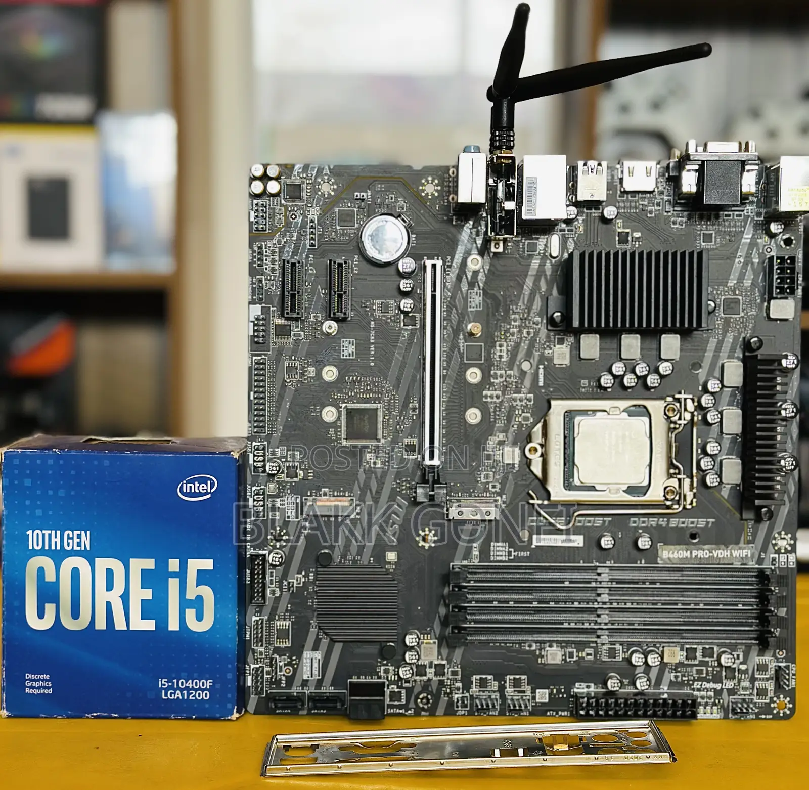 I5-10400f 10th Gen Cpu + Msi B460 Wifi Board
