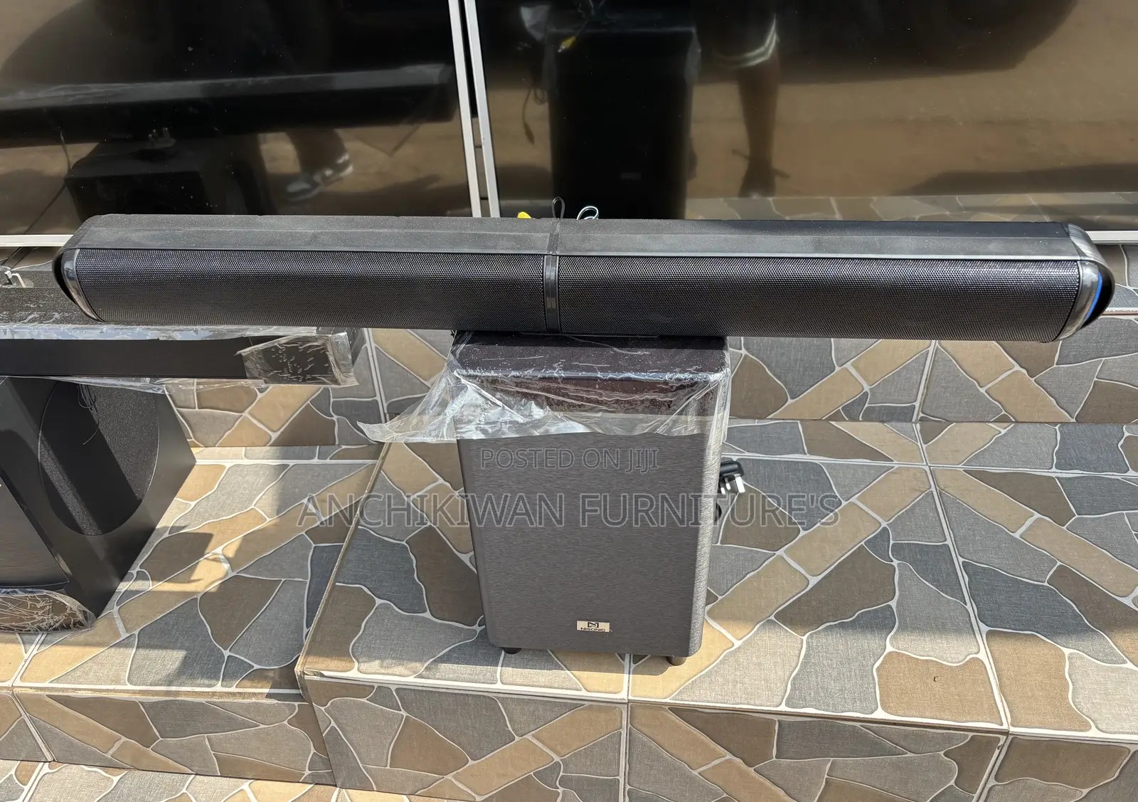 Nisonic Sound Bar With Deep Bass Quality Sound (Cahs on Delivery)