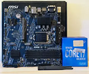 I7-10700 10th Gen Cpu + Msi B460 Wifi Board