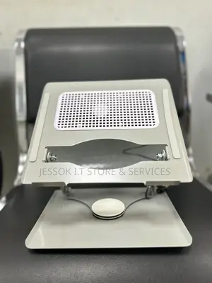 360 Rotating Metal Laptop Stand With Cooling Fan