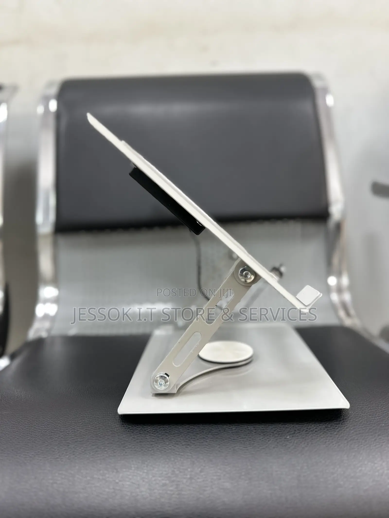 360 Rotating Metal Laptop Stand With Cooling Fan