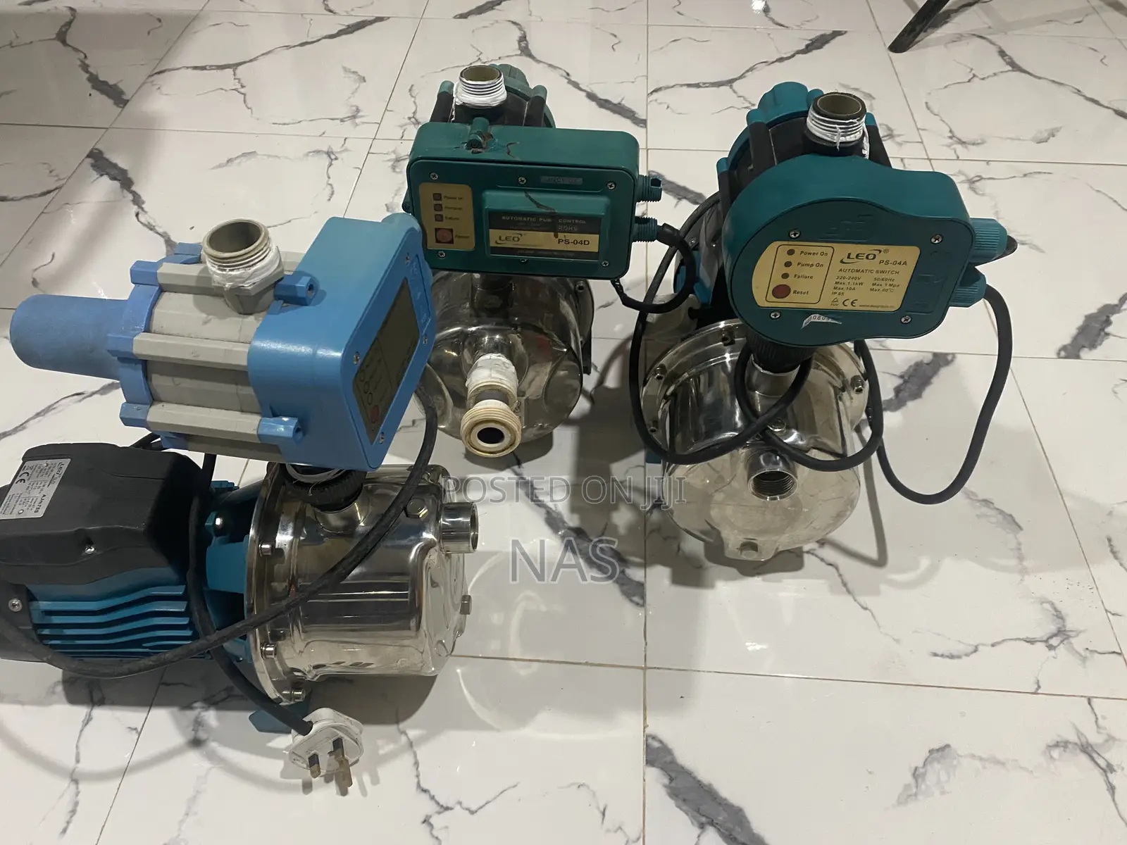 A Complete 1.0 Leo And An Italian Saer Water Pumps