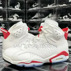 Jordan 6 Retro Fire Red White