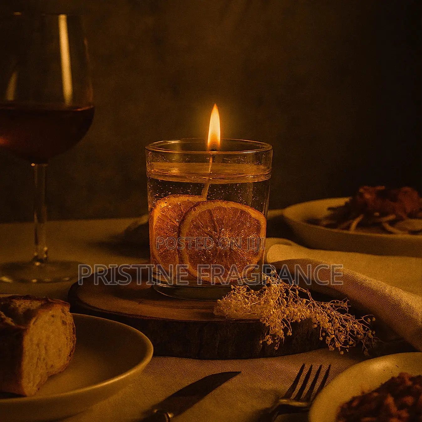 Marriot Hotel Dried Bloom Aromatherapy Candle