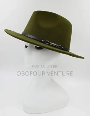 Angel! Army Green Green Fedora Hat for Every Season and All Occasions