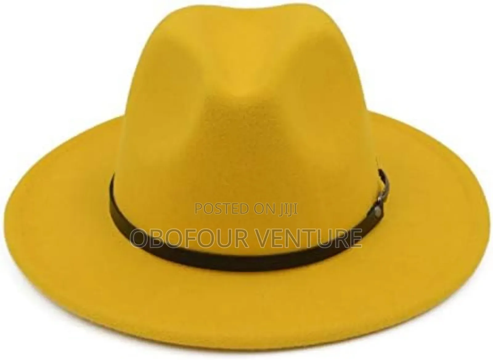 Angel Apparel Yellow Fedora Hat for All Occasions TTTVVV