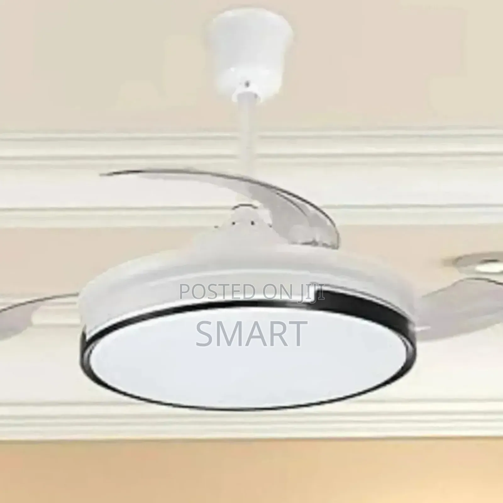 2in1 Modern Retractable Ceiling Fanlight + Remote Control