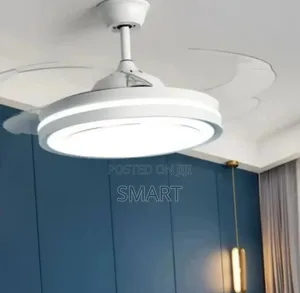 2in1 Modern Retractable Ceiling Fanlight + Remote Control
