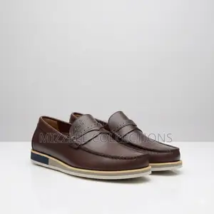 Executive Clarks Leather Loafers Black Brown and Blue