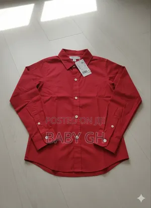 Boys H M Red Shirt