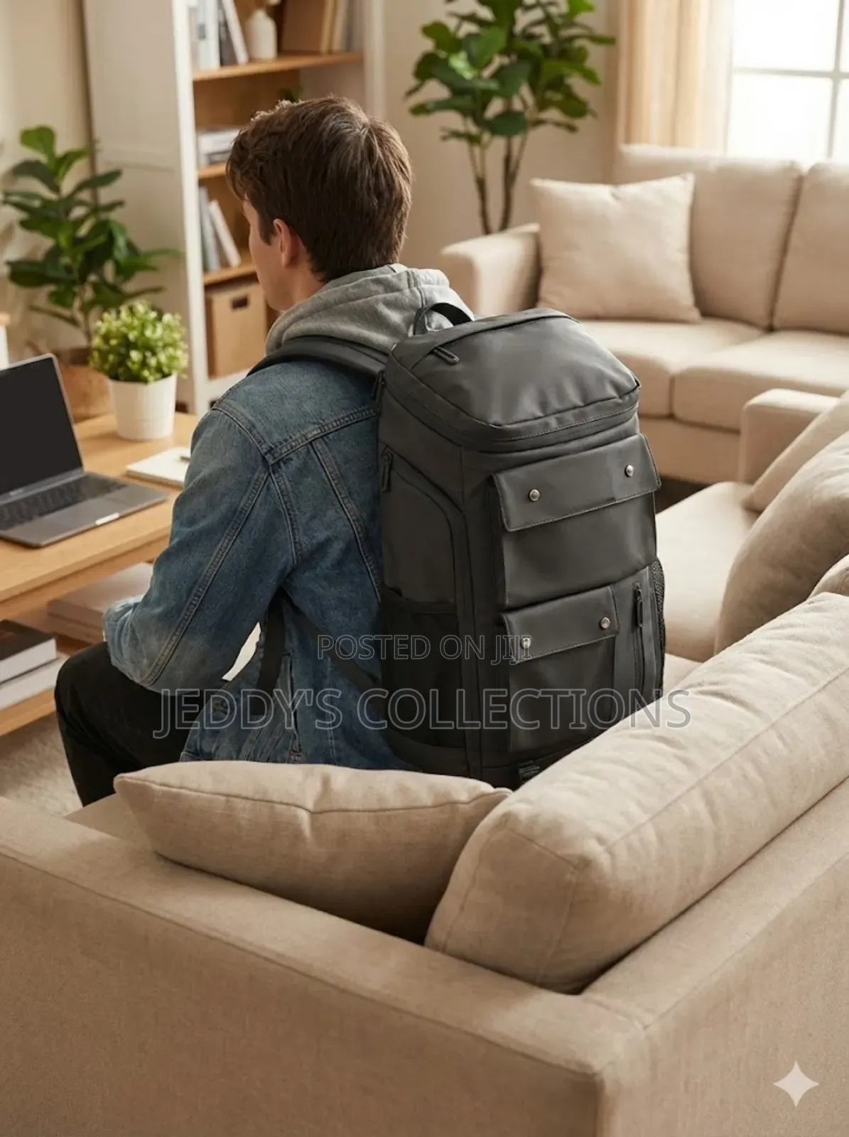 Unisex Multifunctional Camara Backpack With Charging Port, Waterproof