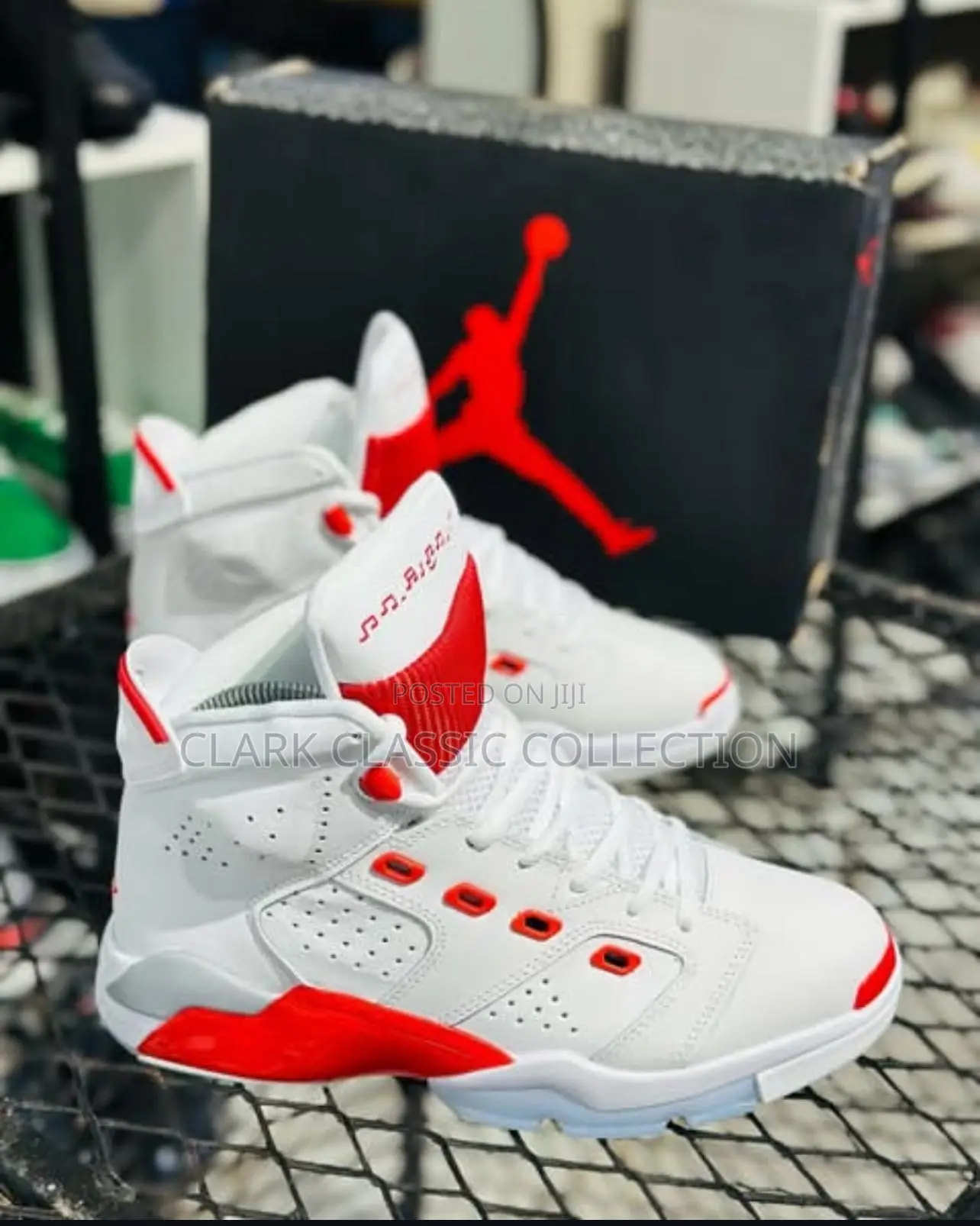 Air Jordan 6 High Red/White