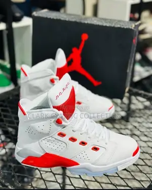 Air Jordan 6 High Red/White