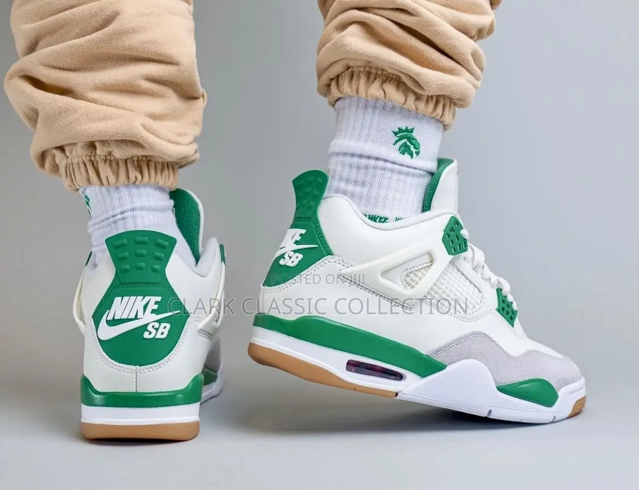 Air Jordan 4 Retro Pine Green