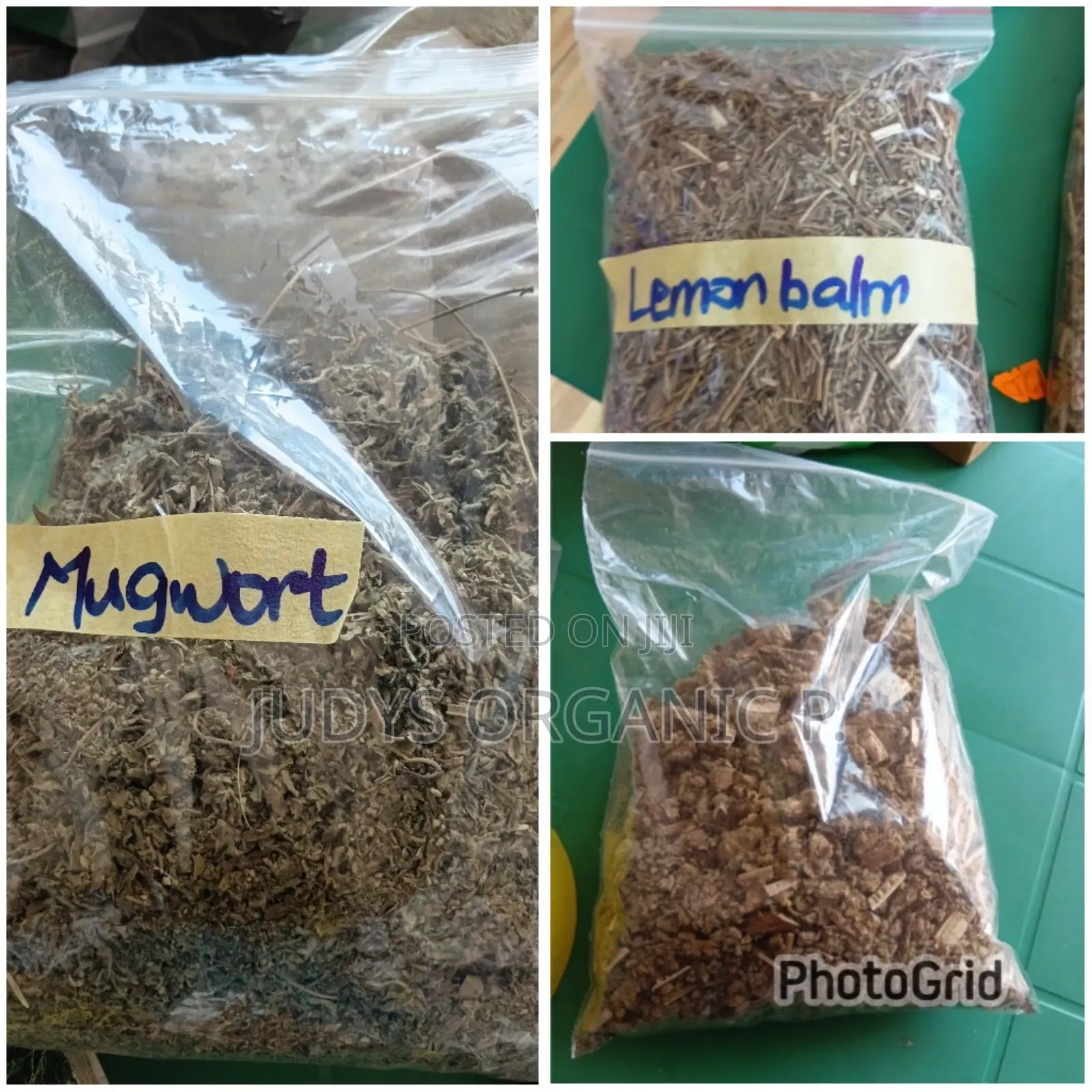 Lemon Balm, Mugwort, Mullien
