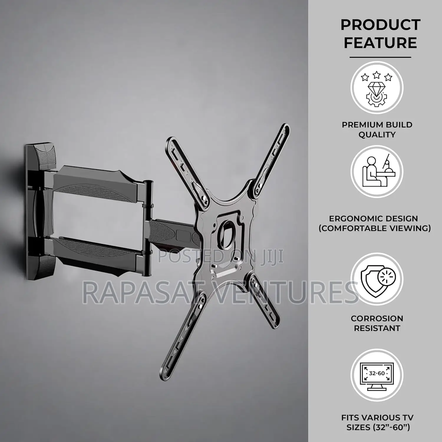 Robust P4 Full Motion Cantilever Tv Wall Mount