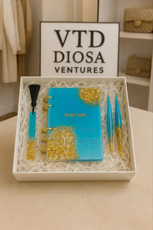 Stylish Resin Notepad Set
