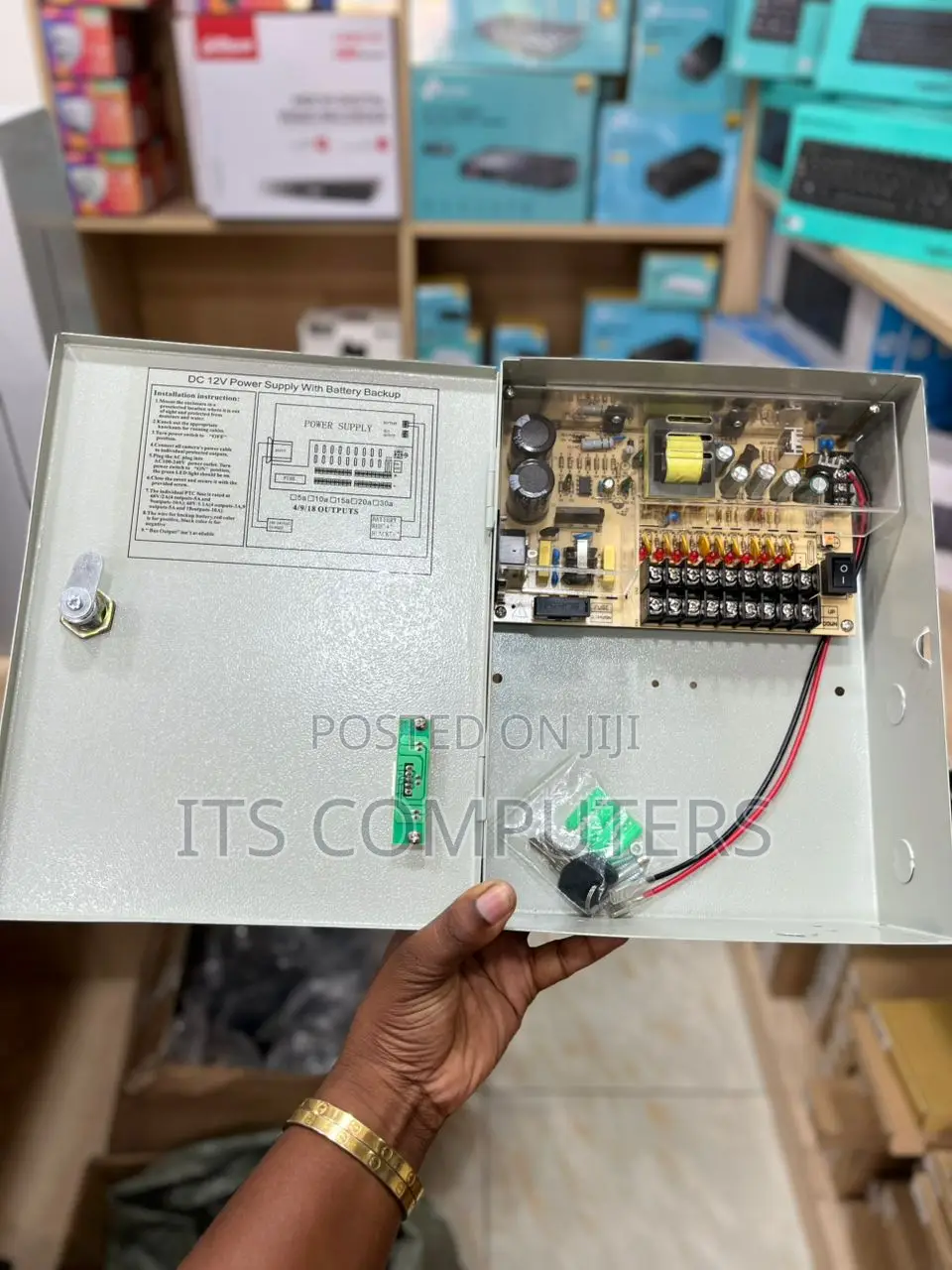 12v 10a 9way Power Supply/Back Up
