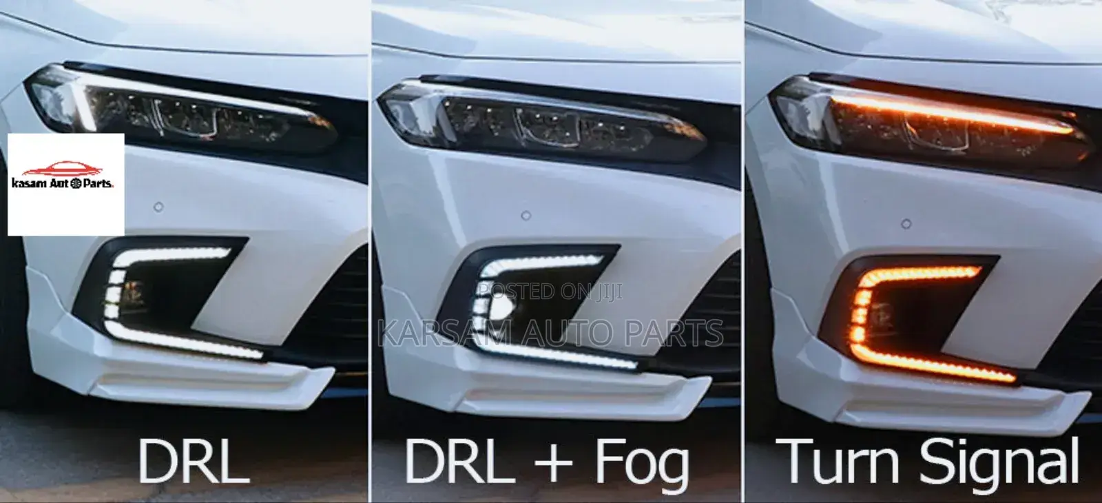 Honda Civic 2022 Front Bumper Foglight Led Type