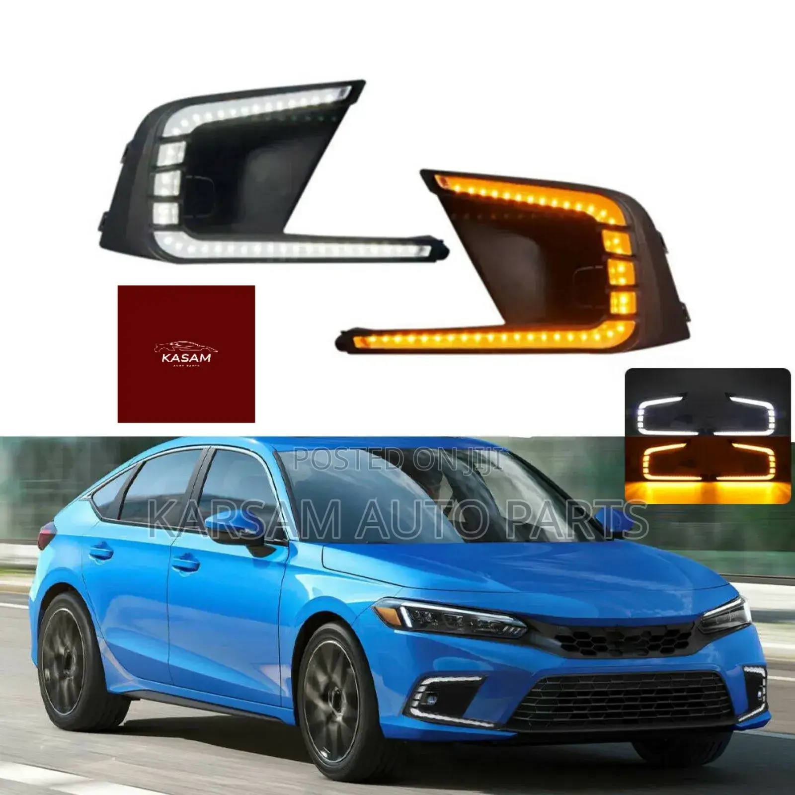 Honda Civic 2022 Front Bumper Foglight Led Type