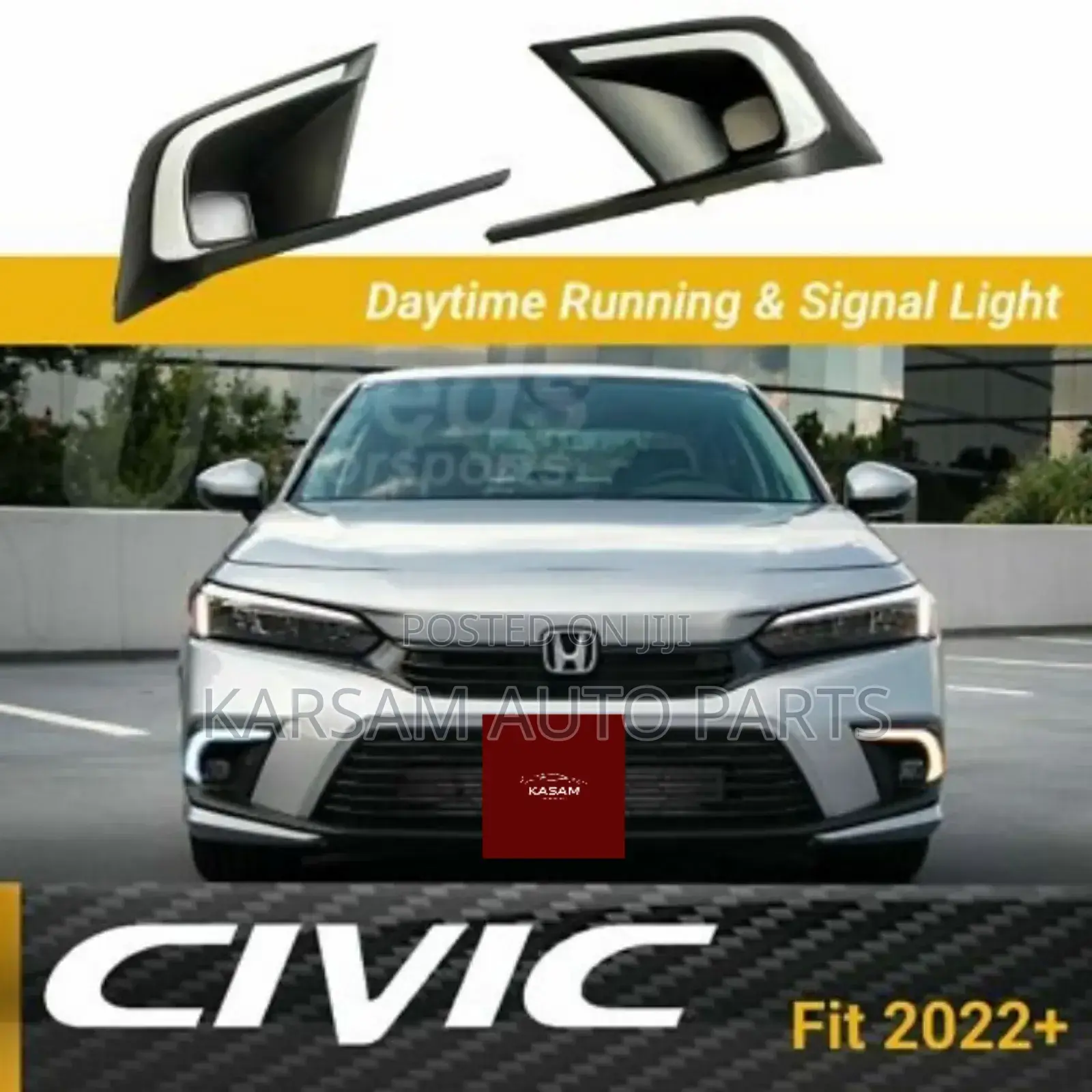 Honda Civic 2022 Front Bumper Foglight Led Type