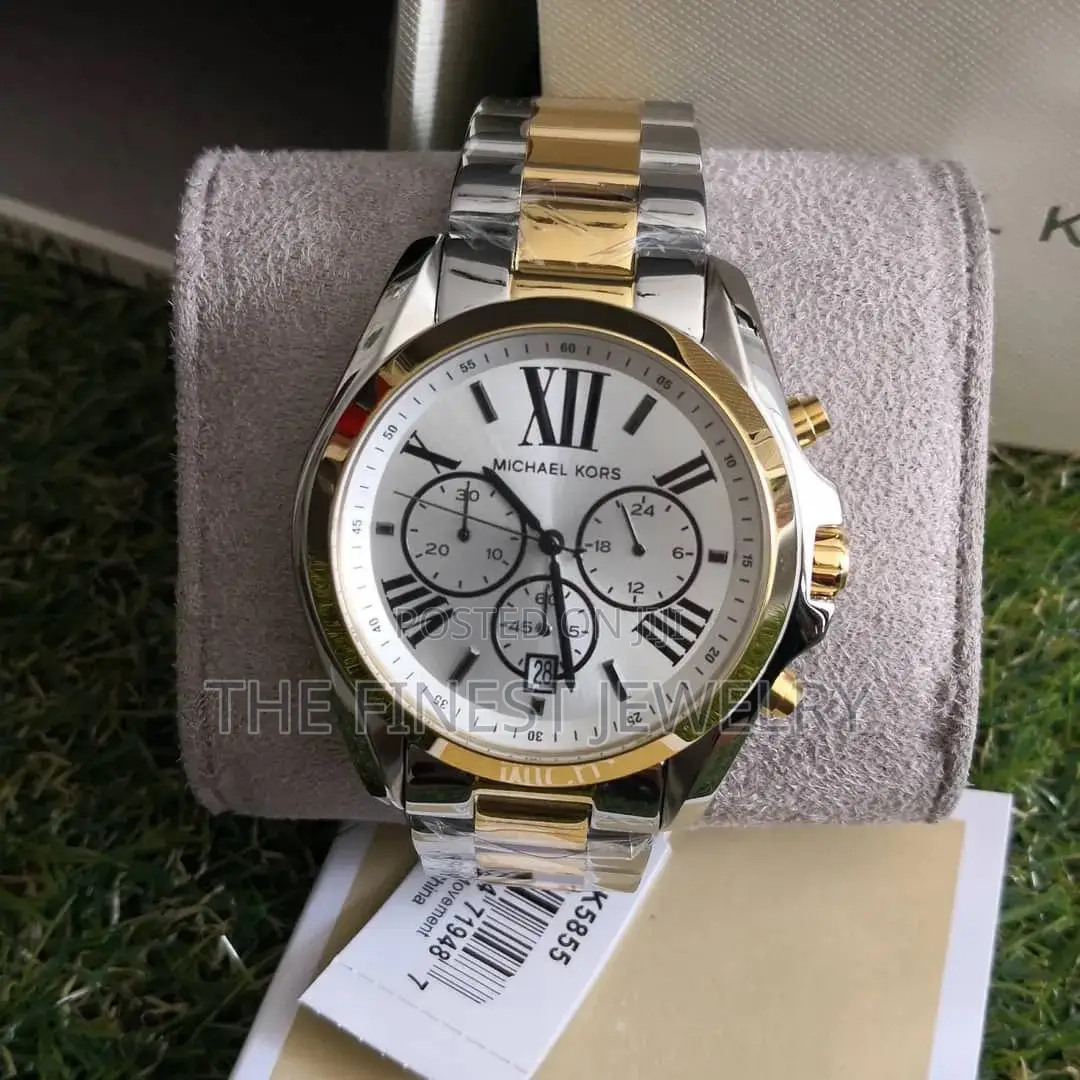 Michael Kors Men’S Watch, Sliver and Gold