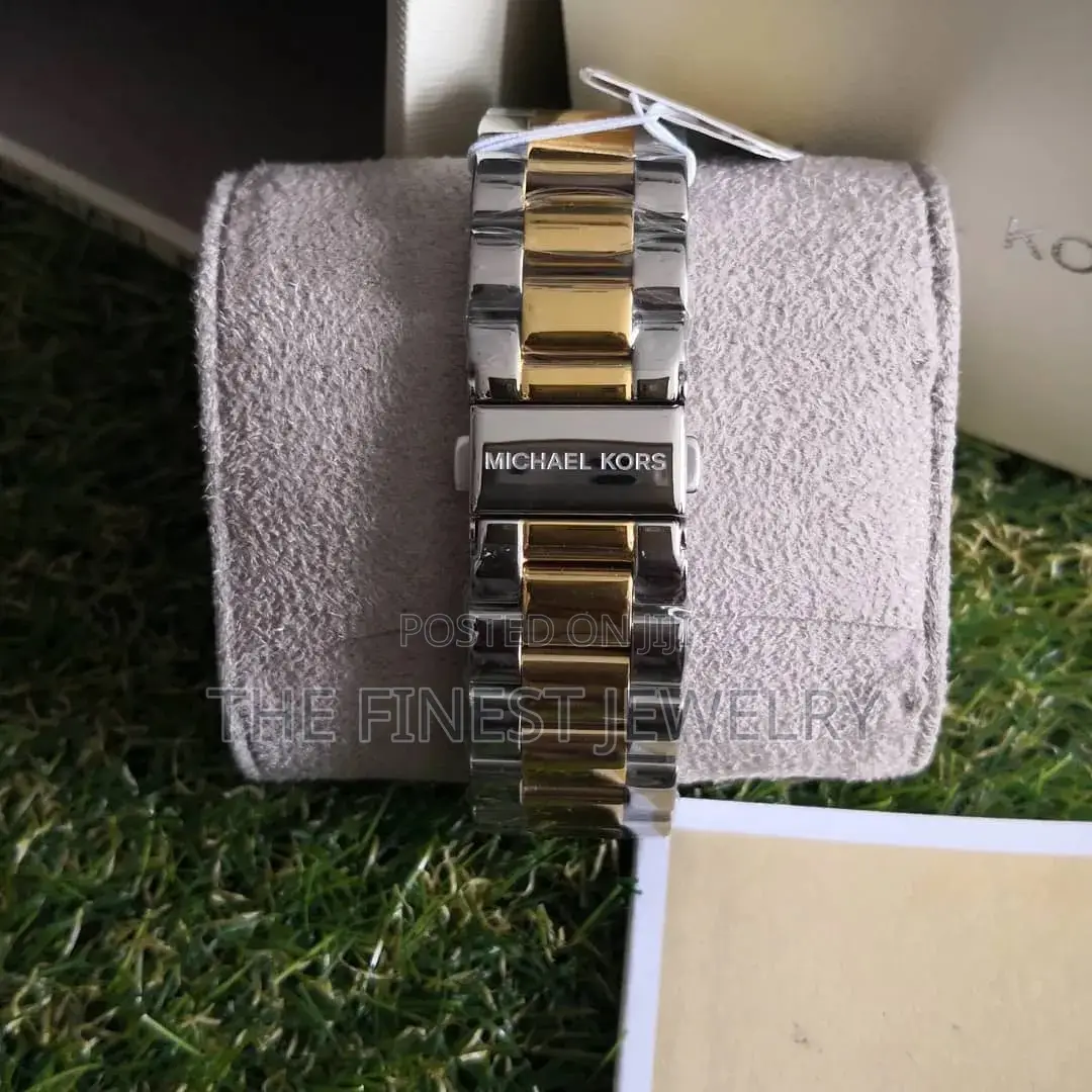 Michael Kors Men’S Watch, Sliver and Gold