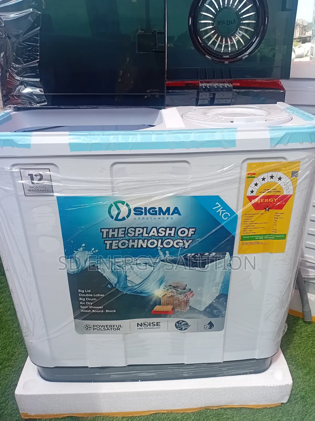 Ecospin Laundry 7kg Sigma Washing Machine