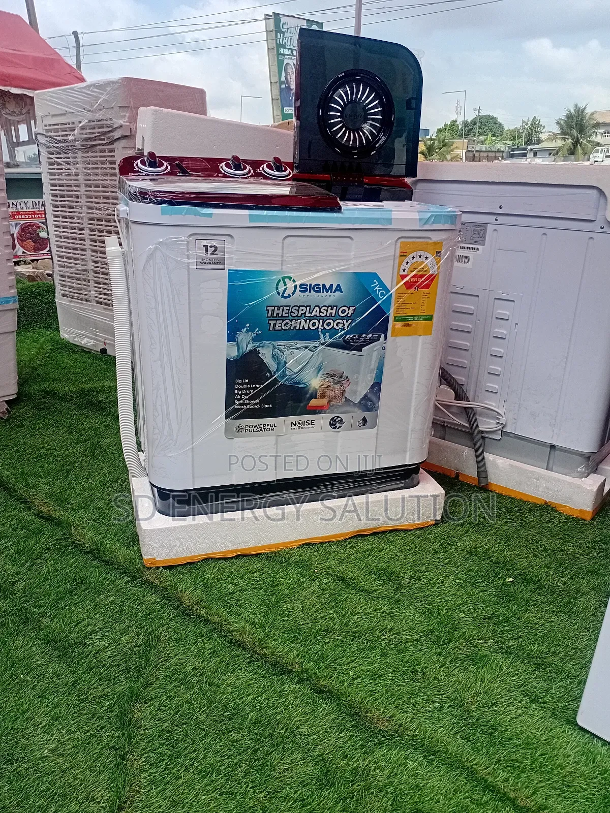 Smartrinse Washer 7kg Sigma Washing Machine