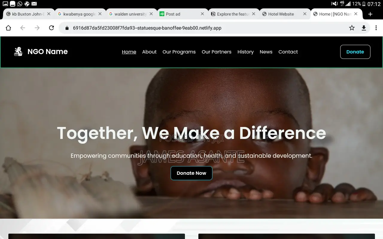 Website and App Developer