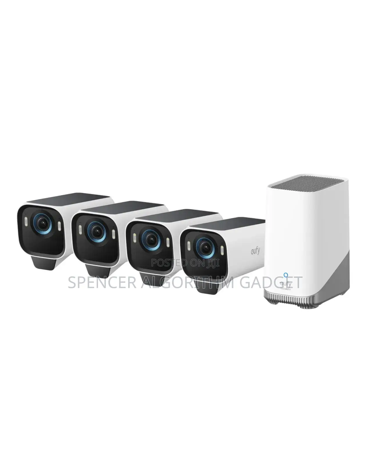 Four Pieces Camera and a Base Station (Eufy)