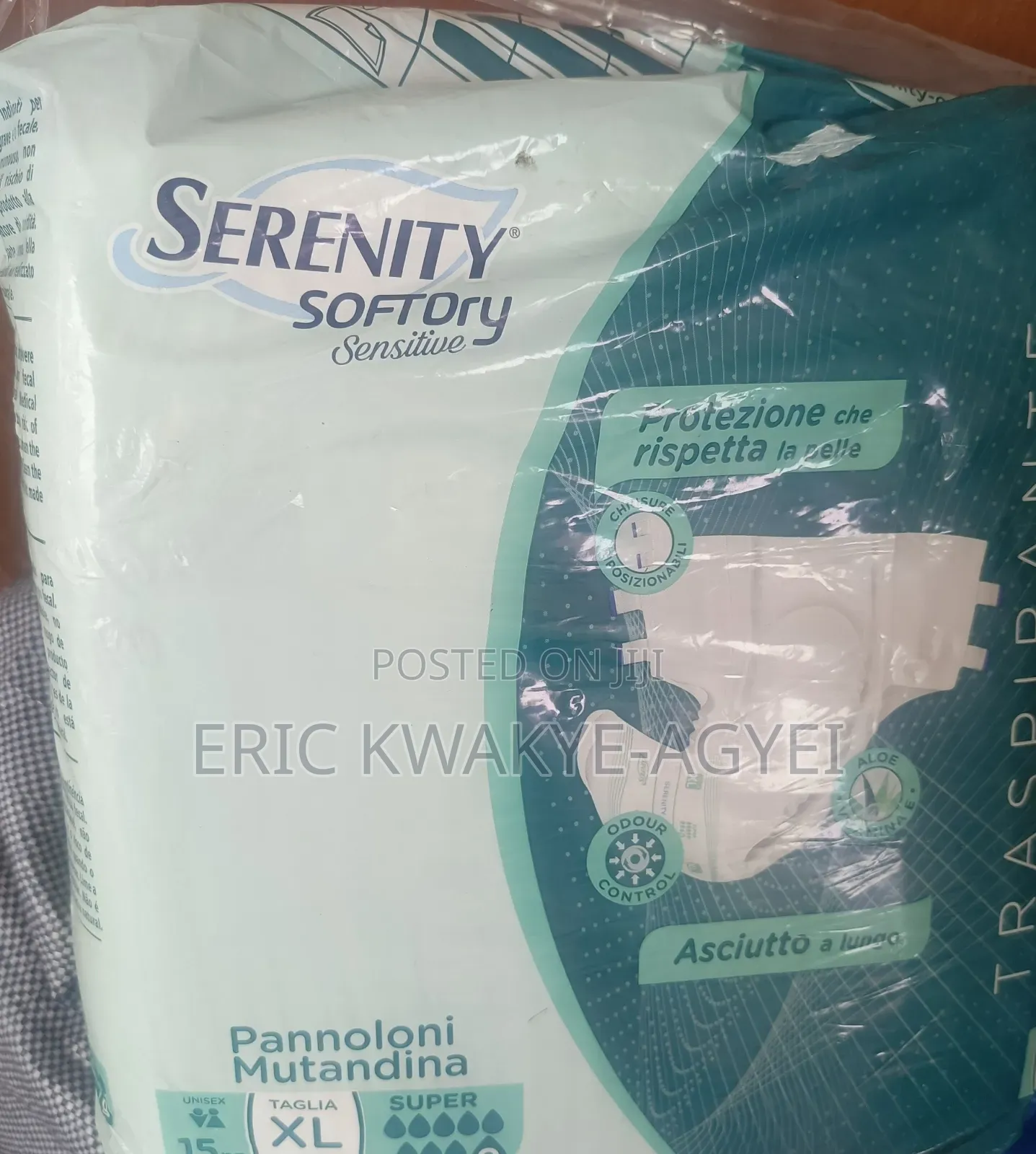 Serenity Adult Diapers Xl (15 PCS