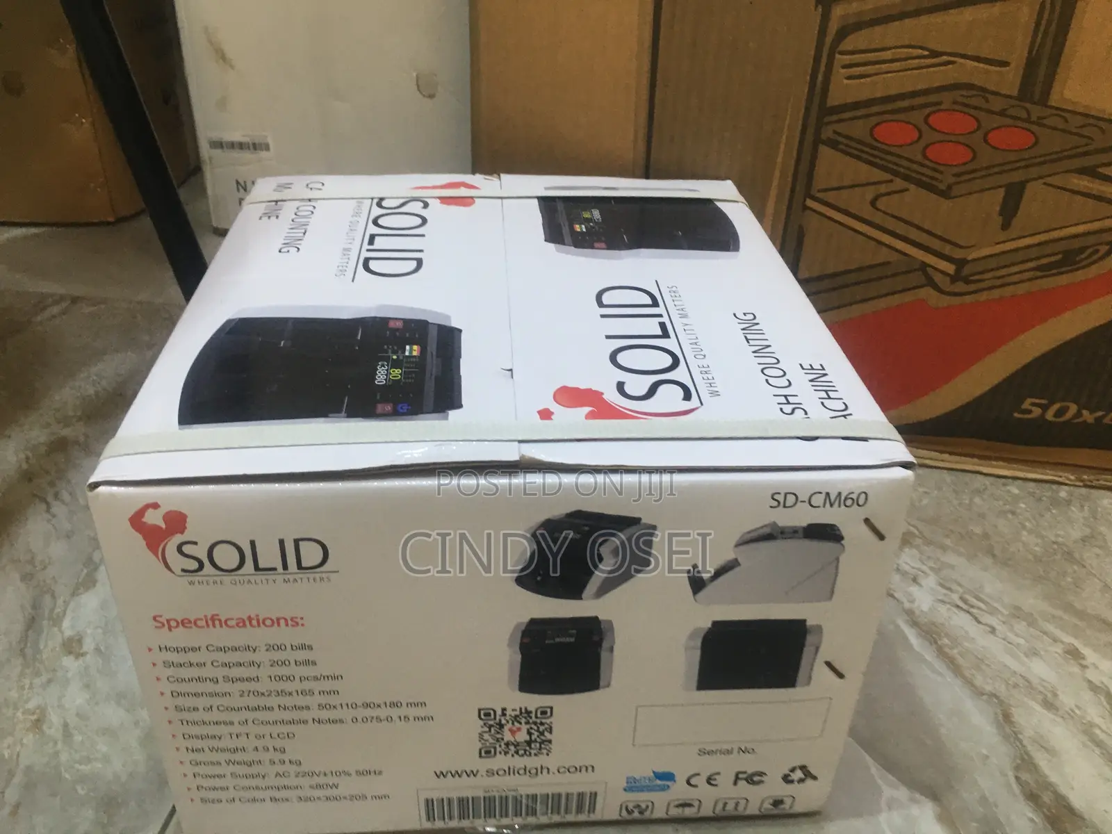 Sd-Cm60 Solid Multi Currency Money Counting Machine