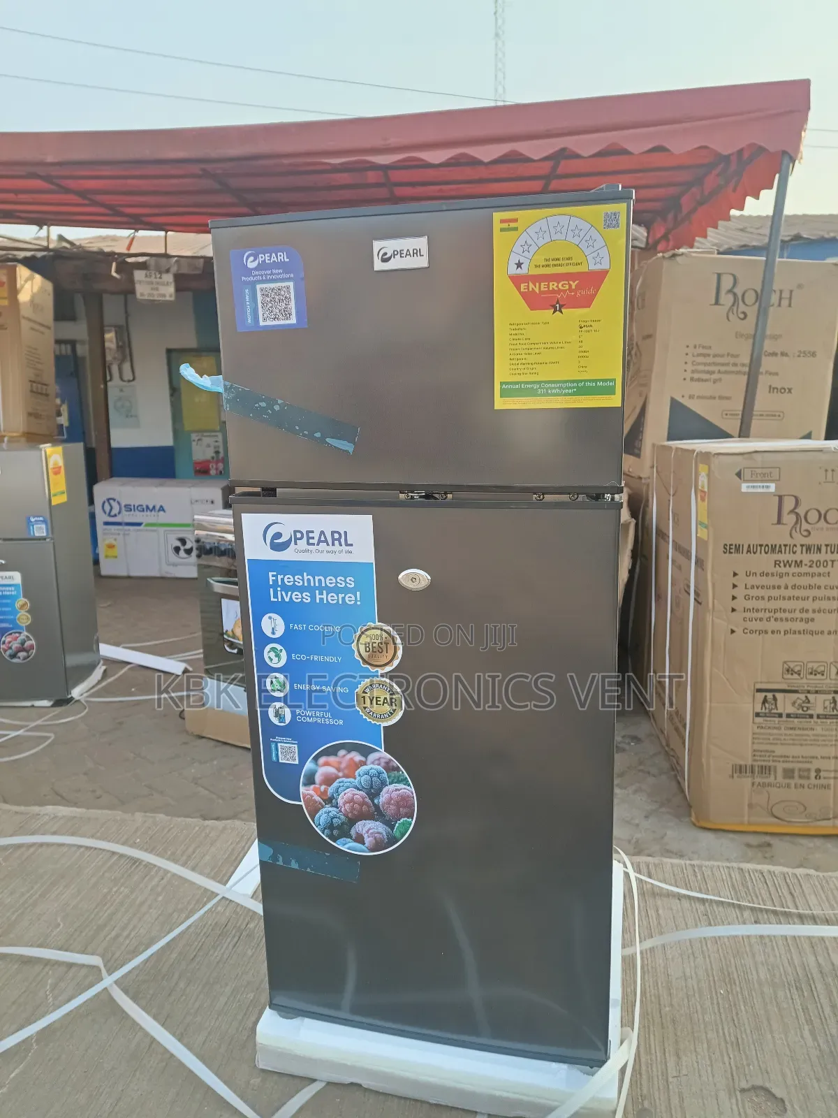 Pearl 68ltr Table Top Double Door Refrigerators