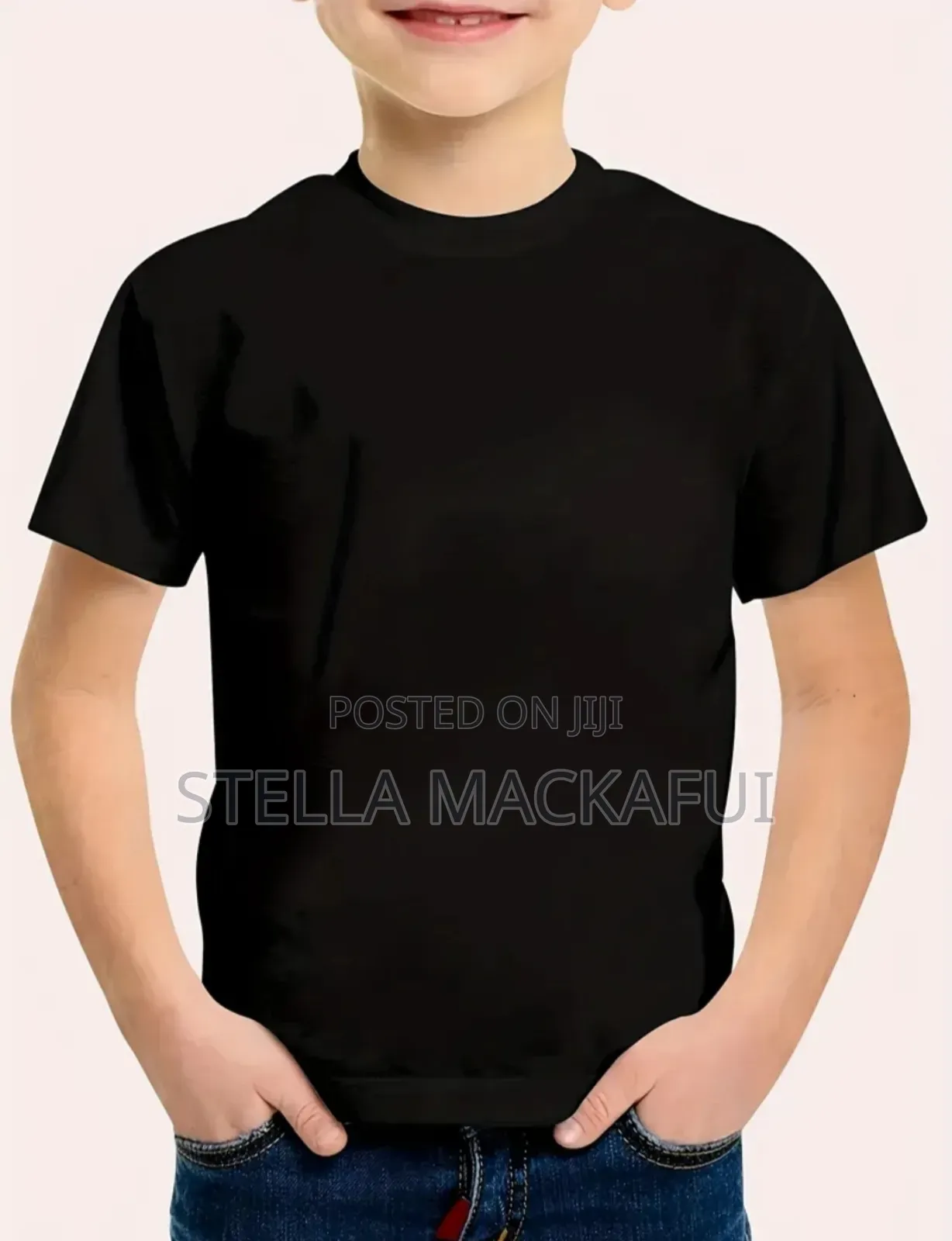 Plain Cotton T-Shirts for 2-8yrs Only