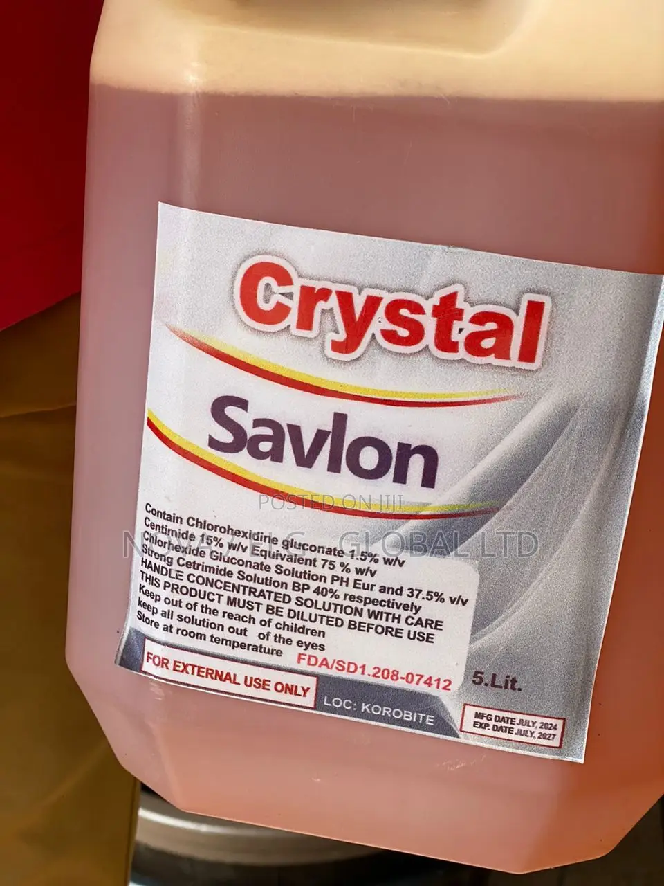 Savlon (Contains Chlorhexidine Gluconate 1.5% W/V)