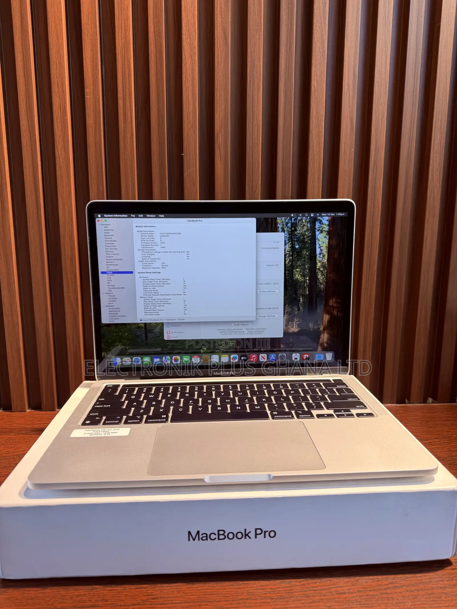 Laptop Apple MacBook Pro 2020 M1 16GB Apple M1 Pro SSD 512GB